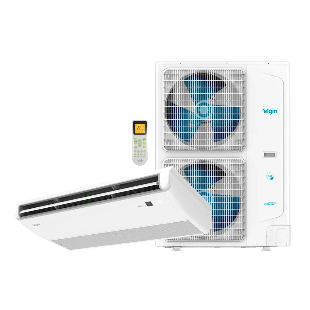 Ar Condicionado Piso Teto Elgin Inverter Wi-Fi 56000 Btus Frio 220v R-32